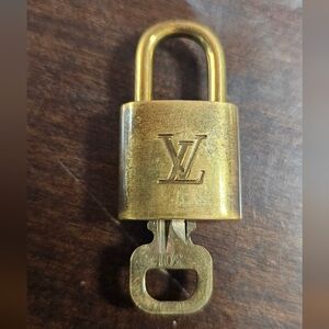 Louis Vuitton Brass Padlock with Key #301
